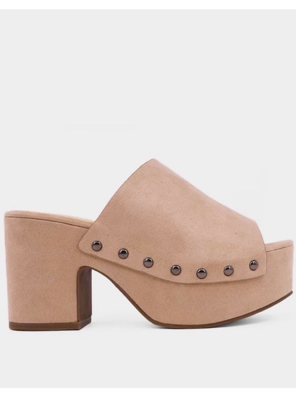 Shushop platform suede shoes size 8.5